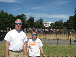 Me (Fred Black) and my son Walker (4th of 4) in DC in September 2015