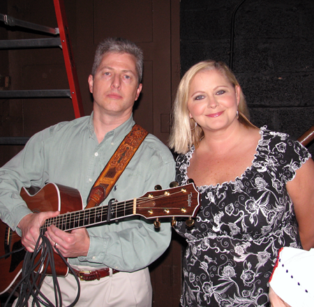 This song features Kandy King on lead vocal. This is a photo of taken backstage in 2009 before we sang at a dance recital.